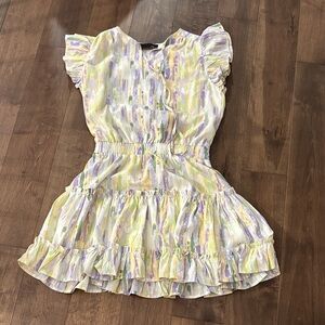 Colorful Ruffled Kids Dress